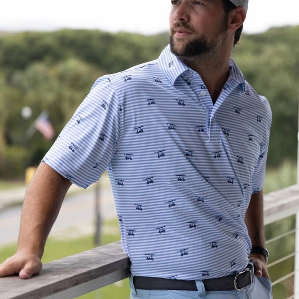 Bald Head Blues Men’s polo size large
